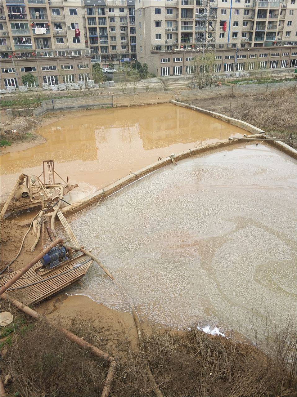 兰考沉淀池淤泥清理-厂区废水池淤泥清淤